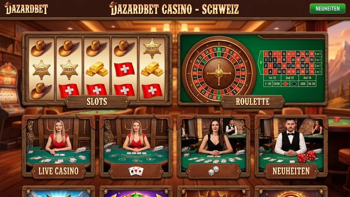 Casino-Spiele und Slots bei Dazardbet